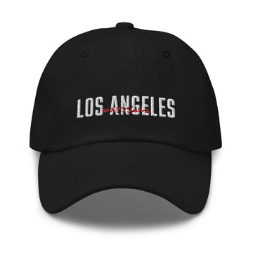 Los Angeles in English and Japanese Embroidered Unisex Baseball Cap